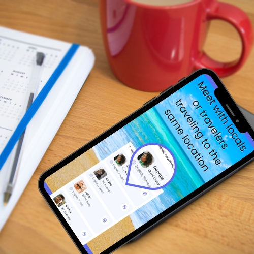 Social media travel app