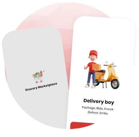 Delivery app panel Delivery app panel
