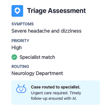 Automated triage