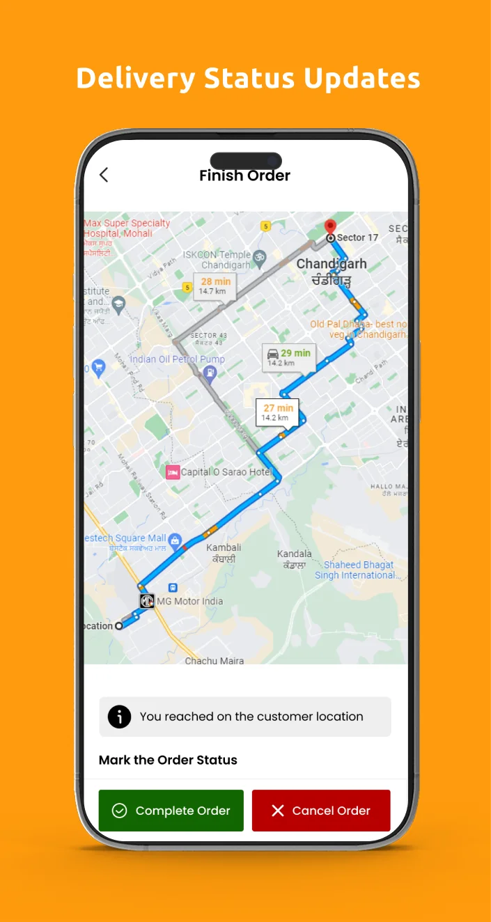 delivery updates delivery updates