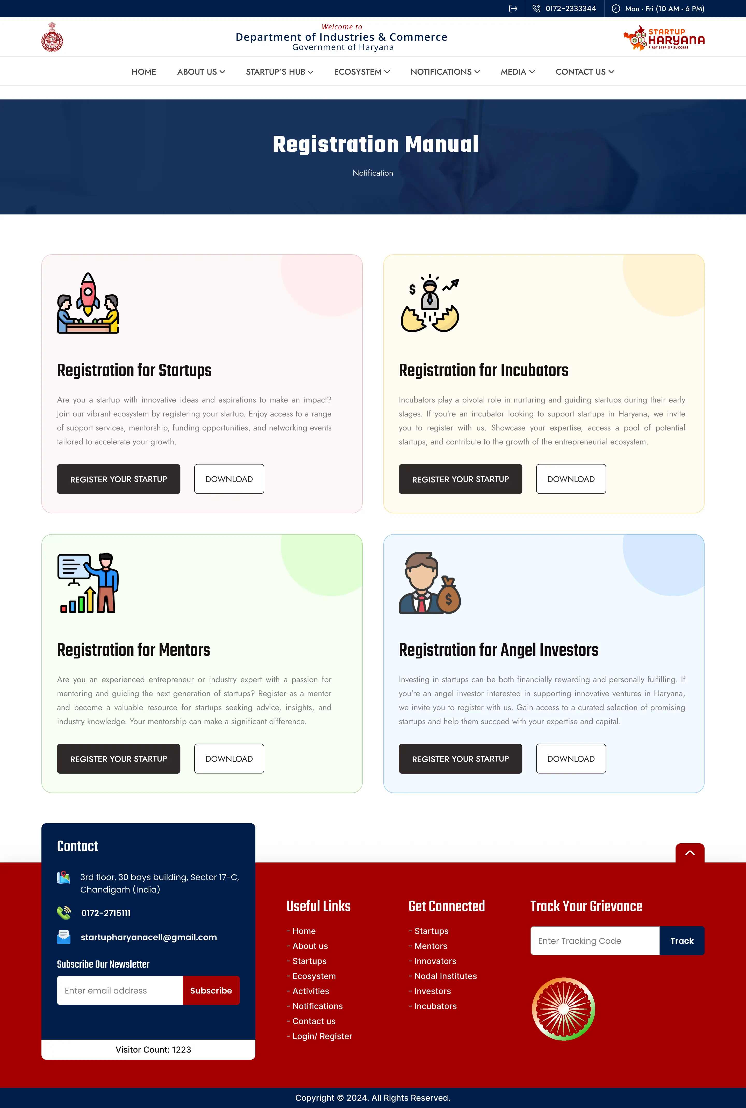 Startup Haryana Registration Manual Startup Haryana Registration Manual