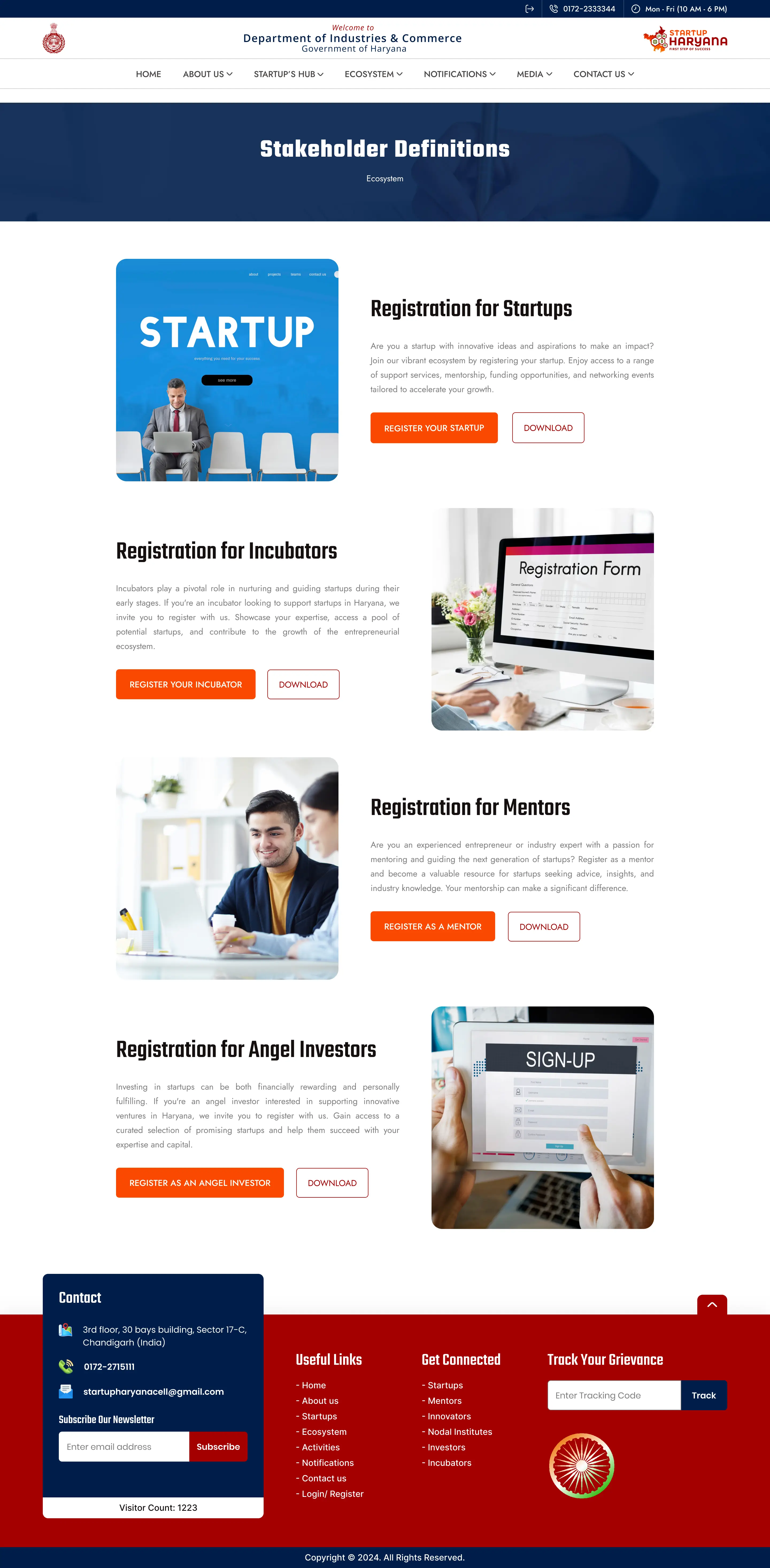 Startup Haryana Stakeholder Definitions Startup Haryana Stakeholder Definitions