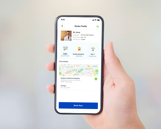 doctor profile mobile screen doctor profile mobile screen